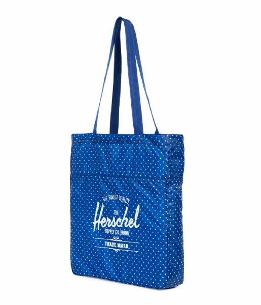 Herschel Supply Co.  Packable Travel Tote limoges white polka dot (00936)